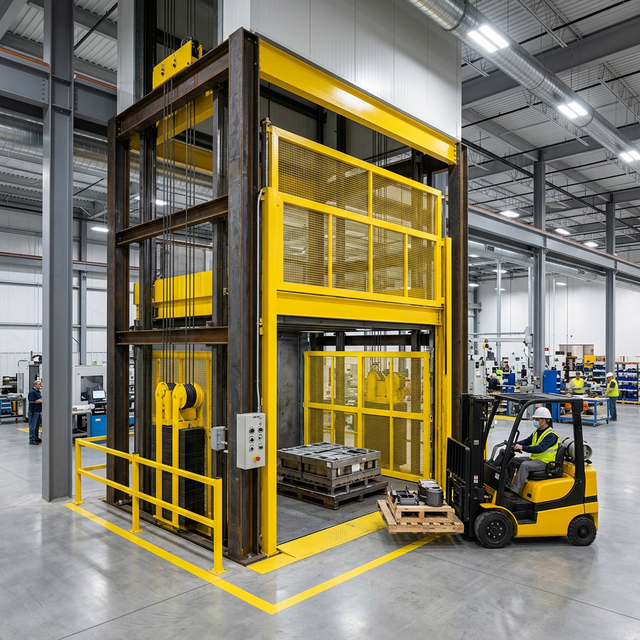 Heavy Duty Industrial Freight Elevator